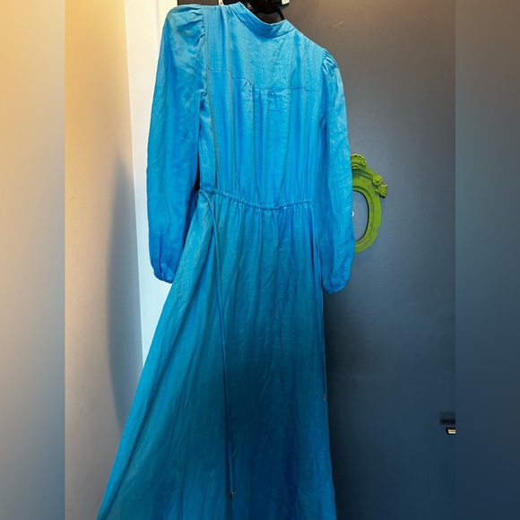 Ever New vivid cornflower Gwen button up midi dress - Picture 3 of 4